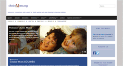 Desktop Screenshot of choicemoms.org